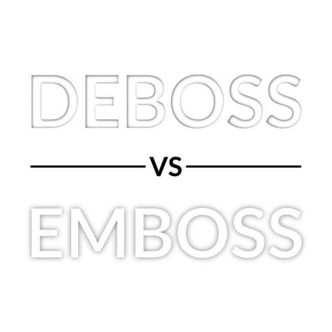 Embossing vs Debossing: What's The Difference?