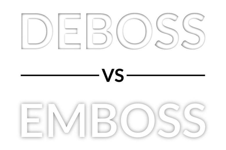 Embossing vs Debossing: What's The Difference?