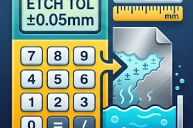 Chemical Etching Tolerance Calculator