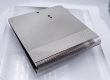 Thin titanium support plate with dense etched folding-zone pattern for foldable electronics DFM